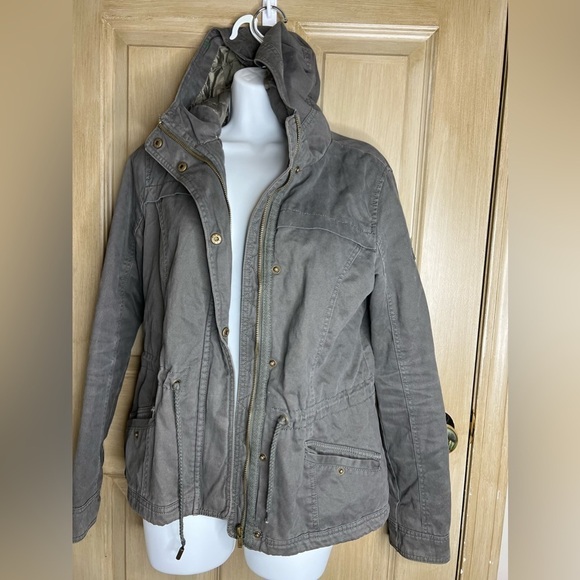 COPY - Full Tilt Grey Utility Jacket Medium - Picture 2 of 5